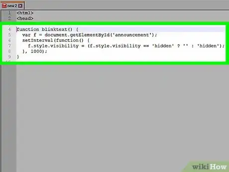 Image titled Make Text Blink in HTML Step 7