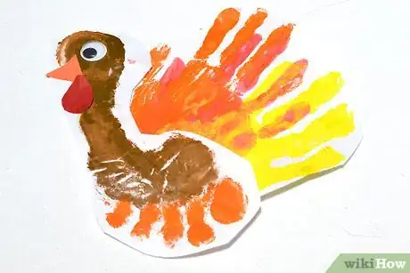 Image titled Make Footprint and Handprint Turkeys Step 18