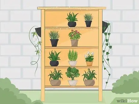 Image titled Turn a Bookshelf Into a Vertical Garden Step 14