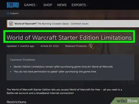 Image titled Get World of Warcraft for Free Step 1