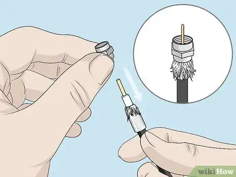 Image titled Connect Coaxial Cable Connectors Step 8