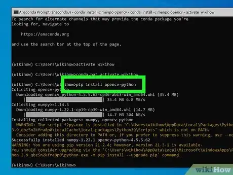 Image titled Install Opencv in Anaconda Step 21