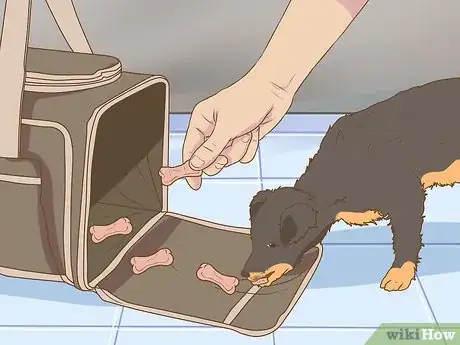 Image titled Get Your Dog to Ride in a Carrier Step 4