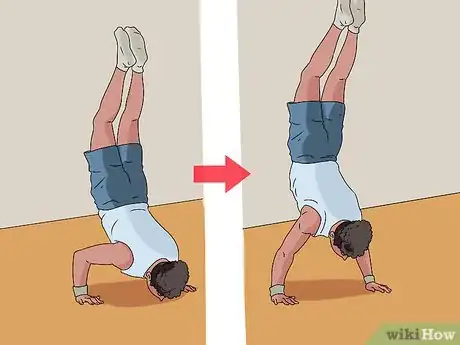 Image titled Work up to a Handstand Push Up Step 3