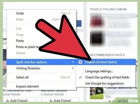 Image titled Put Spell Check on Facebook Step 3