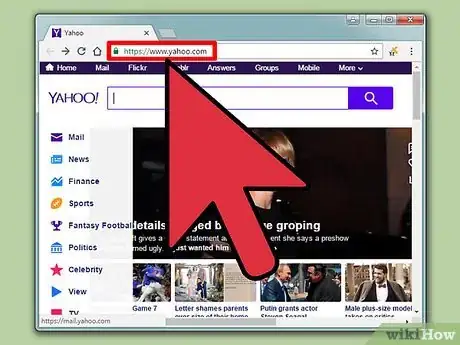 Image titled Connect Yahoo Mail to Facebook Step 1