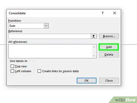 Image titled Consolidate in Excel Step 10