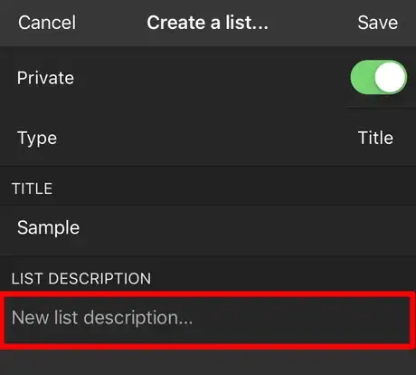 Image titled Create a Custom List on IMDb Method 1 Step 6.png