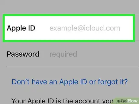 Image titled Sign in to Your Apple ID Account on an iPhone Step 4