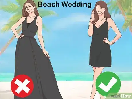 Image titled Wear a Black Dress to a Wedding Step 15