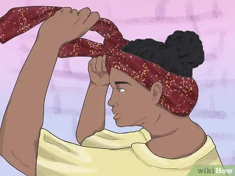 Image titled Tie an African Headscarf Step 5