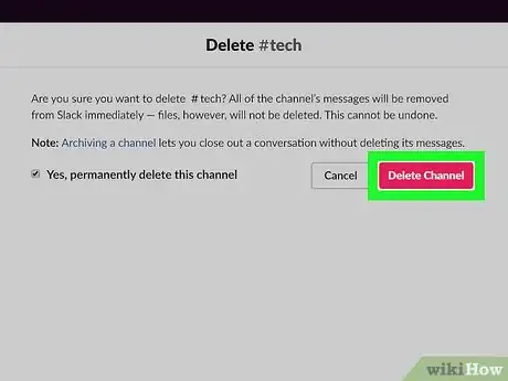 Image titled Delete a Channel on Slack Step 7