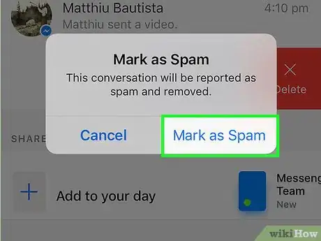 Image titled Mark a Facebook Messenger Conversation As Spam Step 6