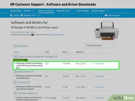 Image titled Connect a HP Deskjet 2540 Wirelessly to Your Computer Step 3