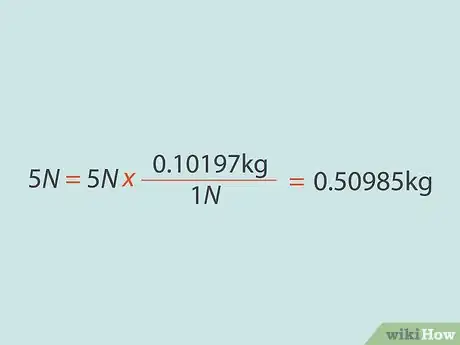 Image titled Convert Newtons to Kilograms Step 03