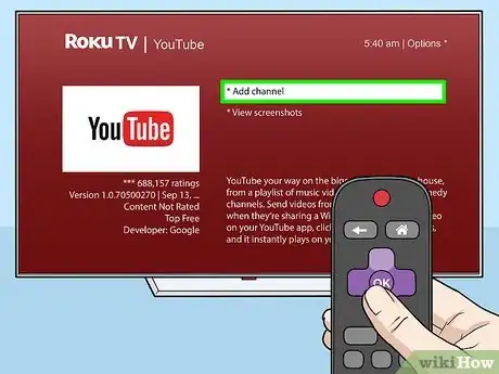 Image titled Get YouTube on Roku Step 5