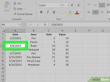 Image titled Switch Cells in Excel Step 2