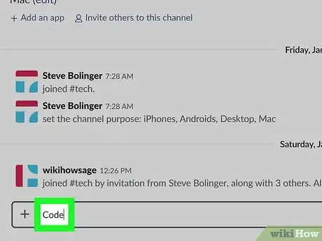 Image titled Format Code on Slack on PC or Mac Step 4