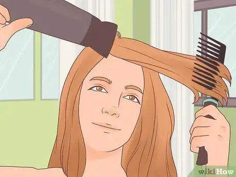 Image titled Cut Long Bangs with a Middle Part Step 1