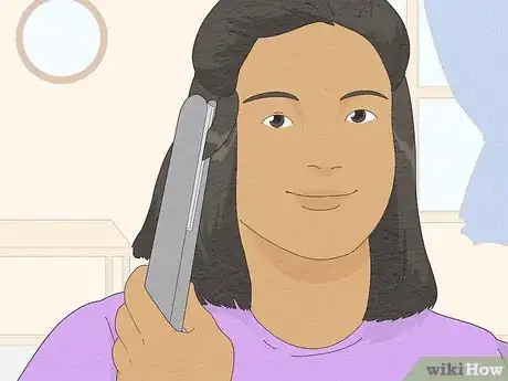 Image titled Use Hair Straighteners on Short Hair Step 13