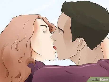 Image titled Deal With a Sloppy Kiss Step 1