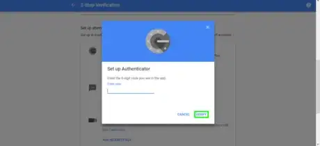 Image titled Google Authenticator app verification.png