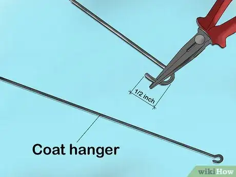 Image titled Use a Coat Hanger to Break Into a Car Step 12