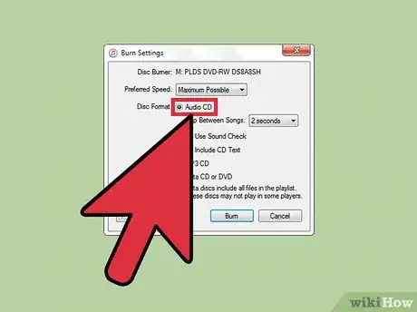 Image titled Burn Music to an Audio CD Step 12
