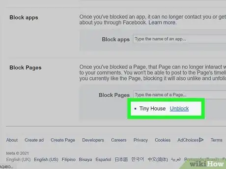 Image titled Unblock a Page on Facebook Step 6