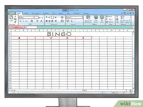 Image titled Make a Bingo Game in Microsoft Office Excel 2007 Step 3