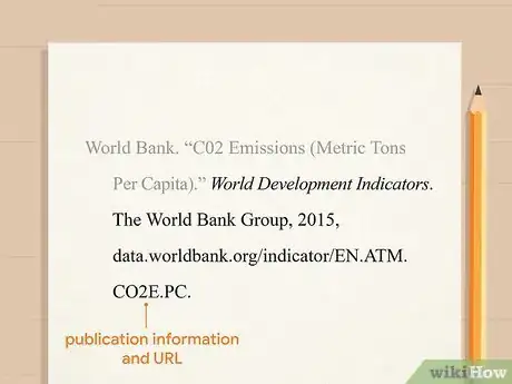 Image titled Cite World Bank Data Step 3