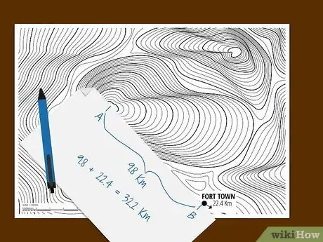 Image titled Measure a Straight Line Distance Using a Topo Map Step 10