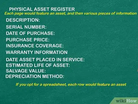 Image titled Prepare an Asset Register Step 5