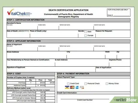 Image titled Obtain a Death Certificate in Puerto Rico Step 6