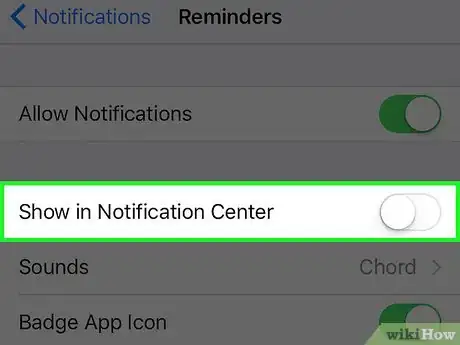 Image titled Turn Off Reminder Notifications on an iPhone Step 8