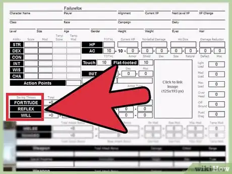 Image titled Fill Out a Character Sheet for Dungeons and Dragons 3.5 Step 6