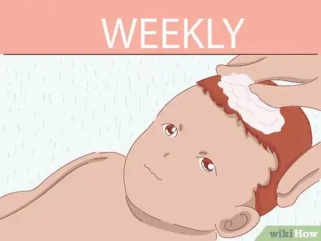 Image titled Wash Newborn Hair Step 11