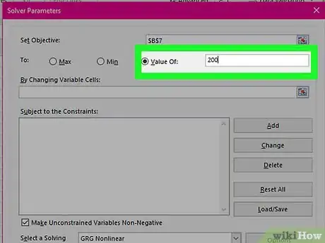 Image titled Use Solver in Microsoft Excel Step 13