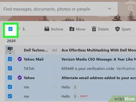 Image titled Delete All Messages in Yahoo Mail Step 11