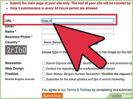 Image titled Add Your URL to Google Step 6