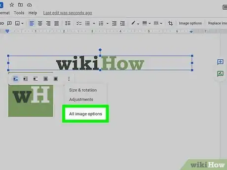 Image titled Overlay Pictures in Google Docs Step 13