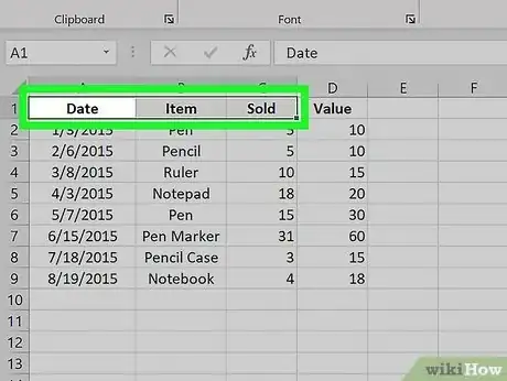 Image titled Merge Cells in Excel Step 1