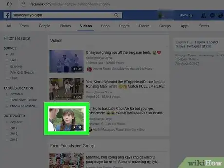 Image titled Save Facebook Videos Step 5