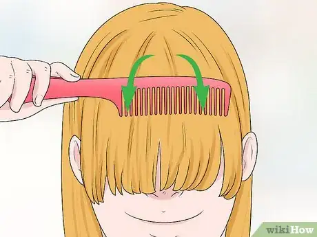 Image titled Razor Cut Bangs Step 1