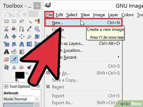 Image titled Add Layers in GIMP Step 2