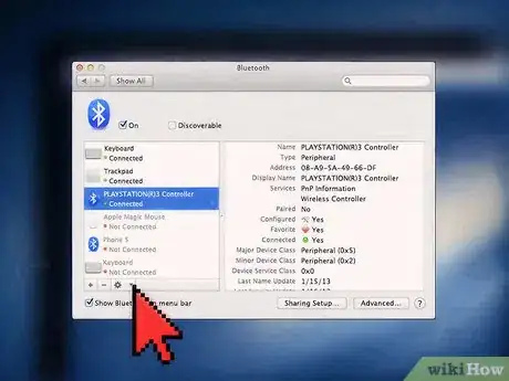 Image titled Connect PS3 Controller to Mac Step 18