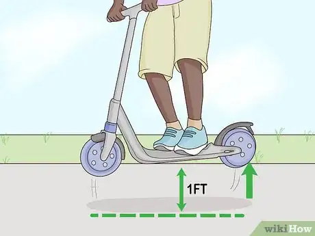 Image titled Do Beginner Kick Scooter Tricks Step 8