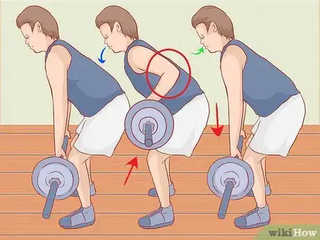 Image titled Do a Bent over Row Step 3