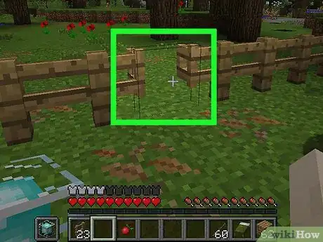 Image titled Make a Gate in Minecraft Step 10