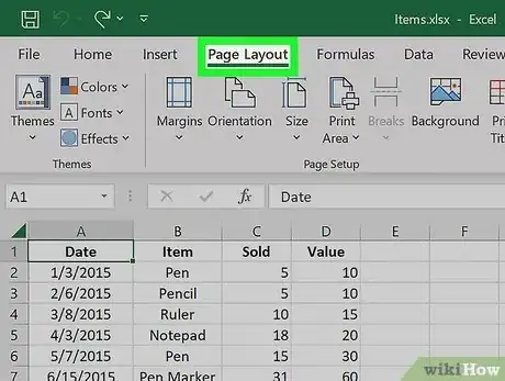 Image titled Add Header Row in Excel Step 6